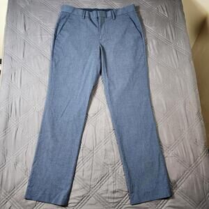Express Slim Fit Stretch Pants Mens Size 29x30 Flat Front Pants - Grey Blue
